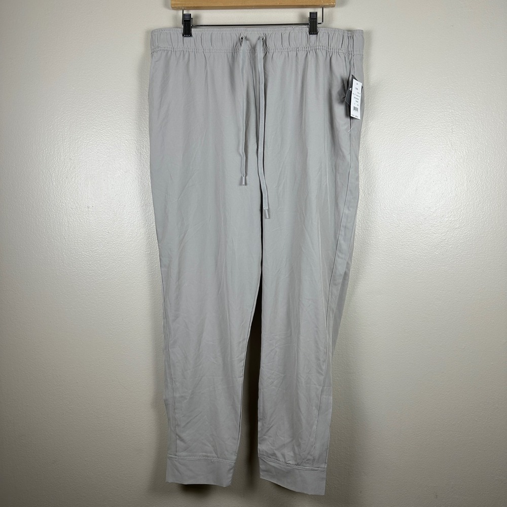 Eddie Bauer Women's XL Jogger Pants Pumice Gray Outdoor Activewear Hiking NEW